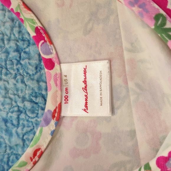 Hanna Andersson Long Sleeve Floral Dress - Picture 4 of 4